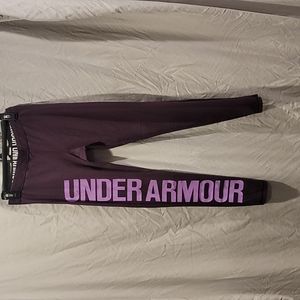 Under Armour purple charged legging, size S/M